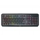 Tastatura Gamdias Hermes P3 RGB , Gaming , Mecanica , Iluminare LED RGB , Optical Brown